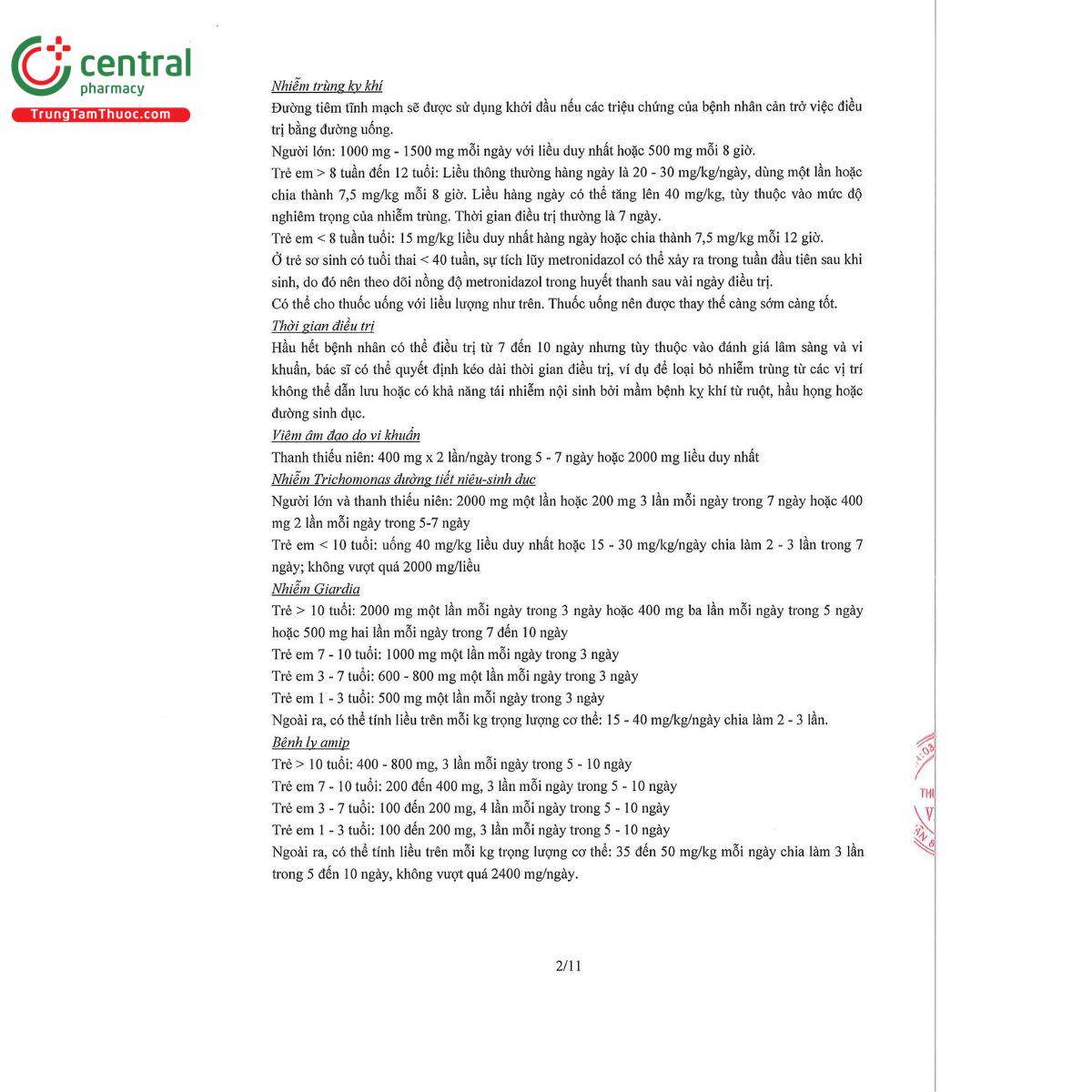 metronidazole normon 5mg ml solution fo infusion 6 C1046