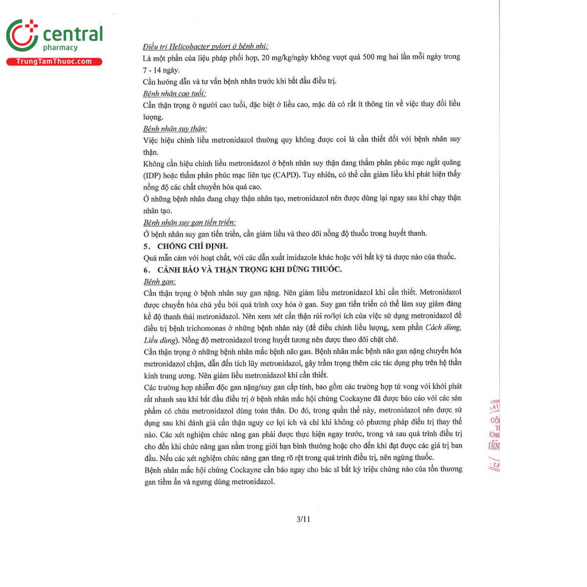 metronidazole normon 5mg ml solution fo infusion 7 R7218