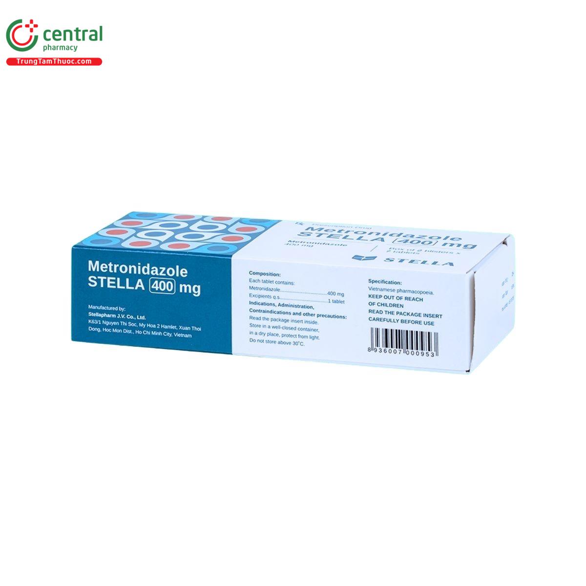 metronidazole stella 400 mg 5 U8278