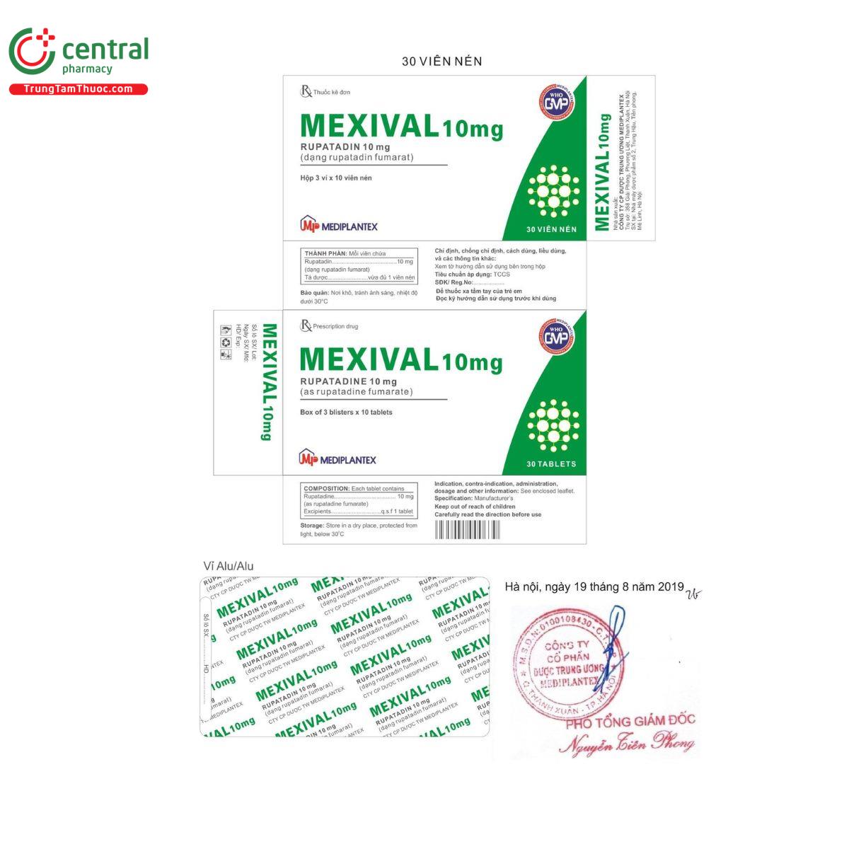 mexival 10mg 2 N5537