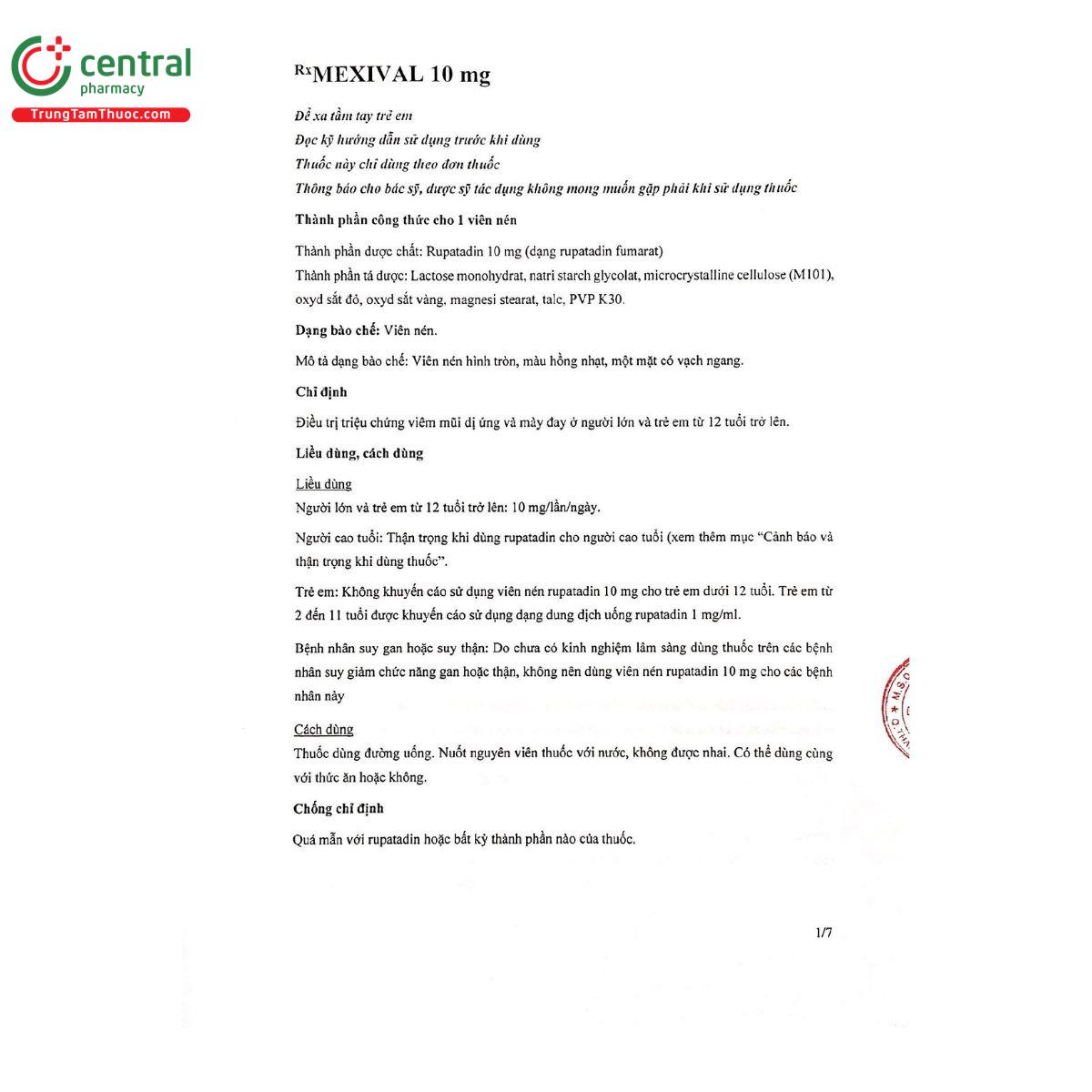 mexival 10mg 3 T8274