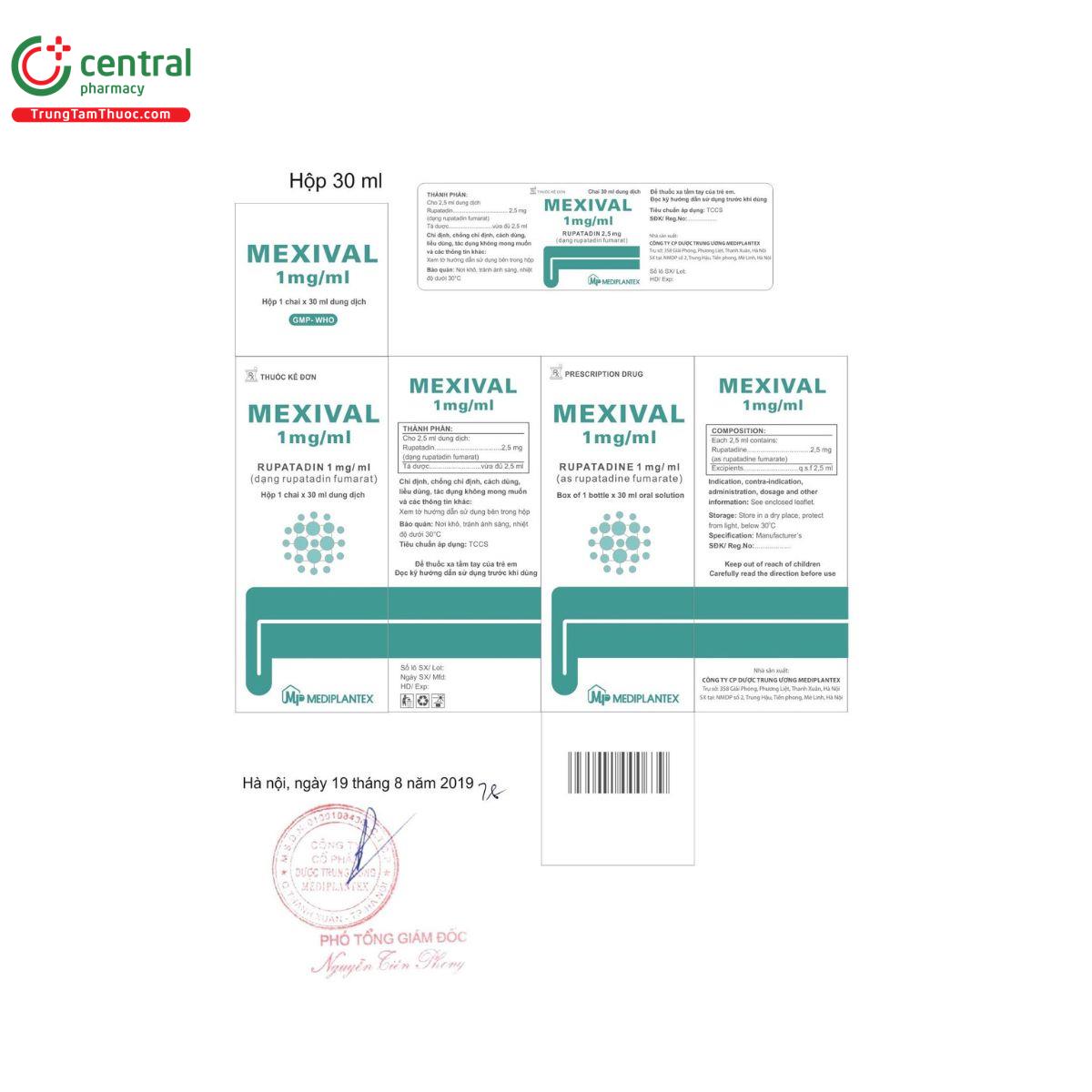 mexival 1mgml 2 O6520