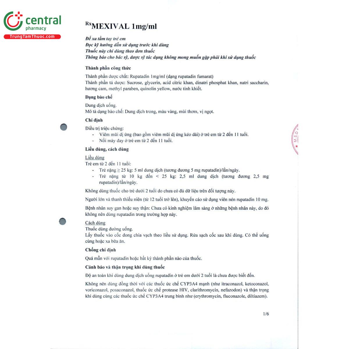 mexival 1mgml 3 R7508