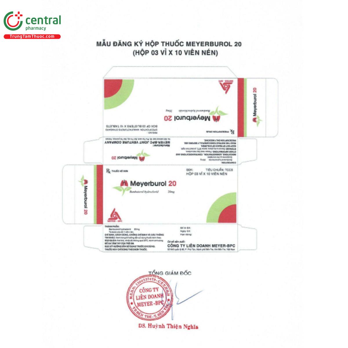 meyerburol 20mg 3 K4176 meyerburol 20mg 3 K4176