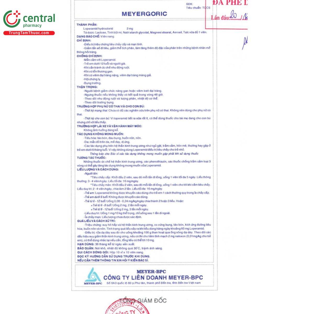 meyergoric 3 B0115 meyergoric 3 B0115