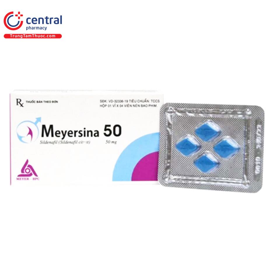 [CHÍNH HÃNG] Thuốc Meyersina 50 trị rối loạn cương dương ở nam