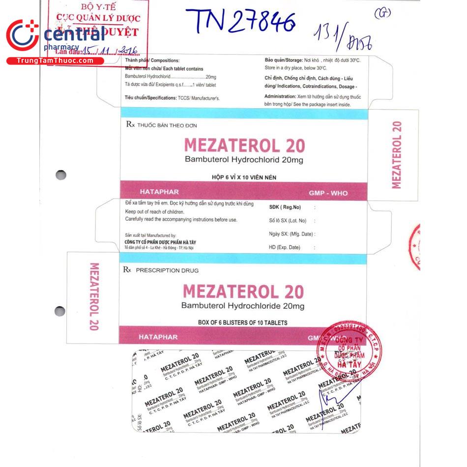 mezaaterol 20mg 2 F2277