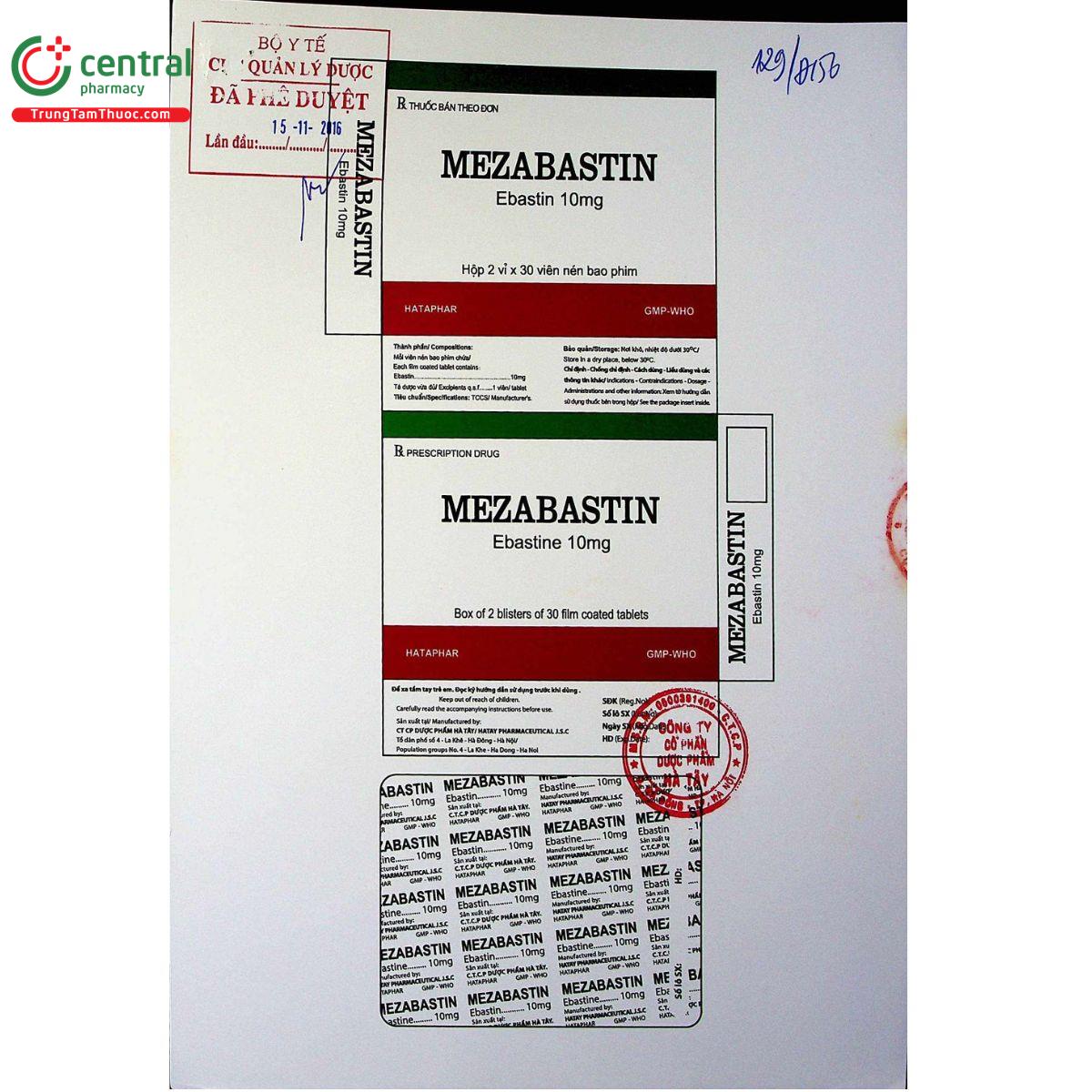 mezabastin 10mg 1 B0778 mezabastin 10mg 1 B0778