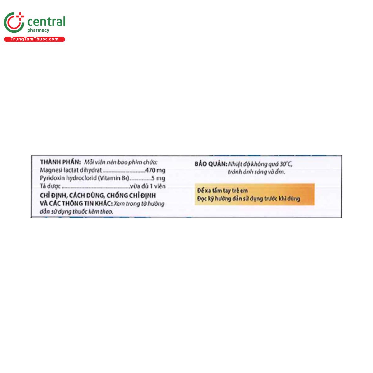 mg b6 mebi 470mg 5mg 2 U8476