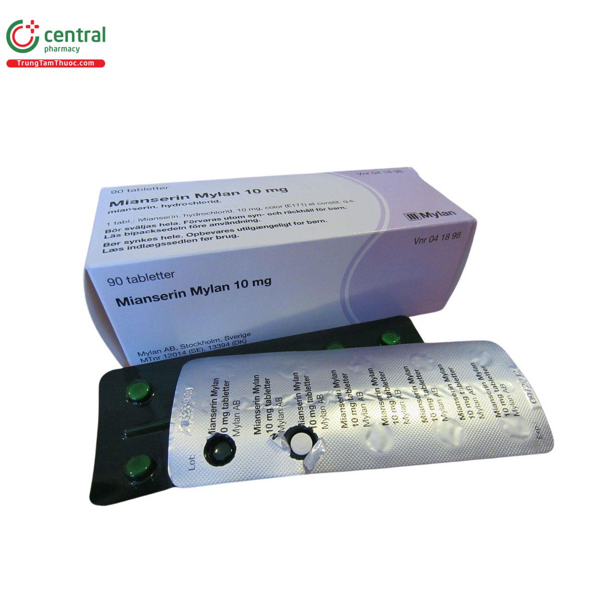 mianserin mylan 10mg 2 U8702