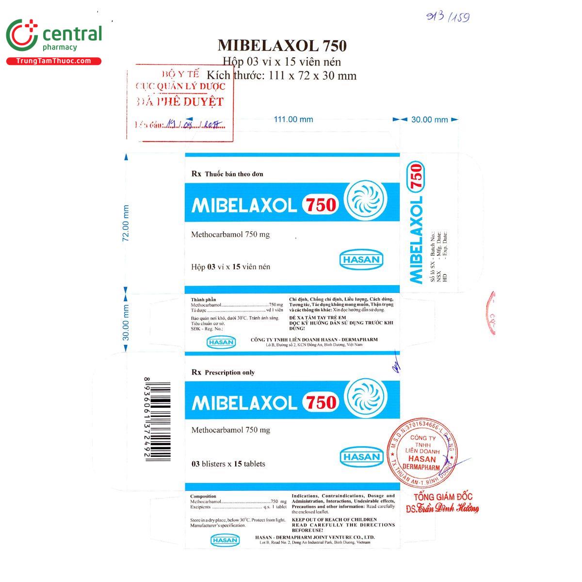 mibelaxol 750 2 B0073 mibelaxol 750 2 B0073