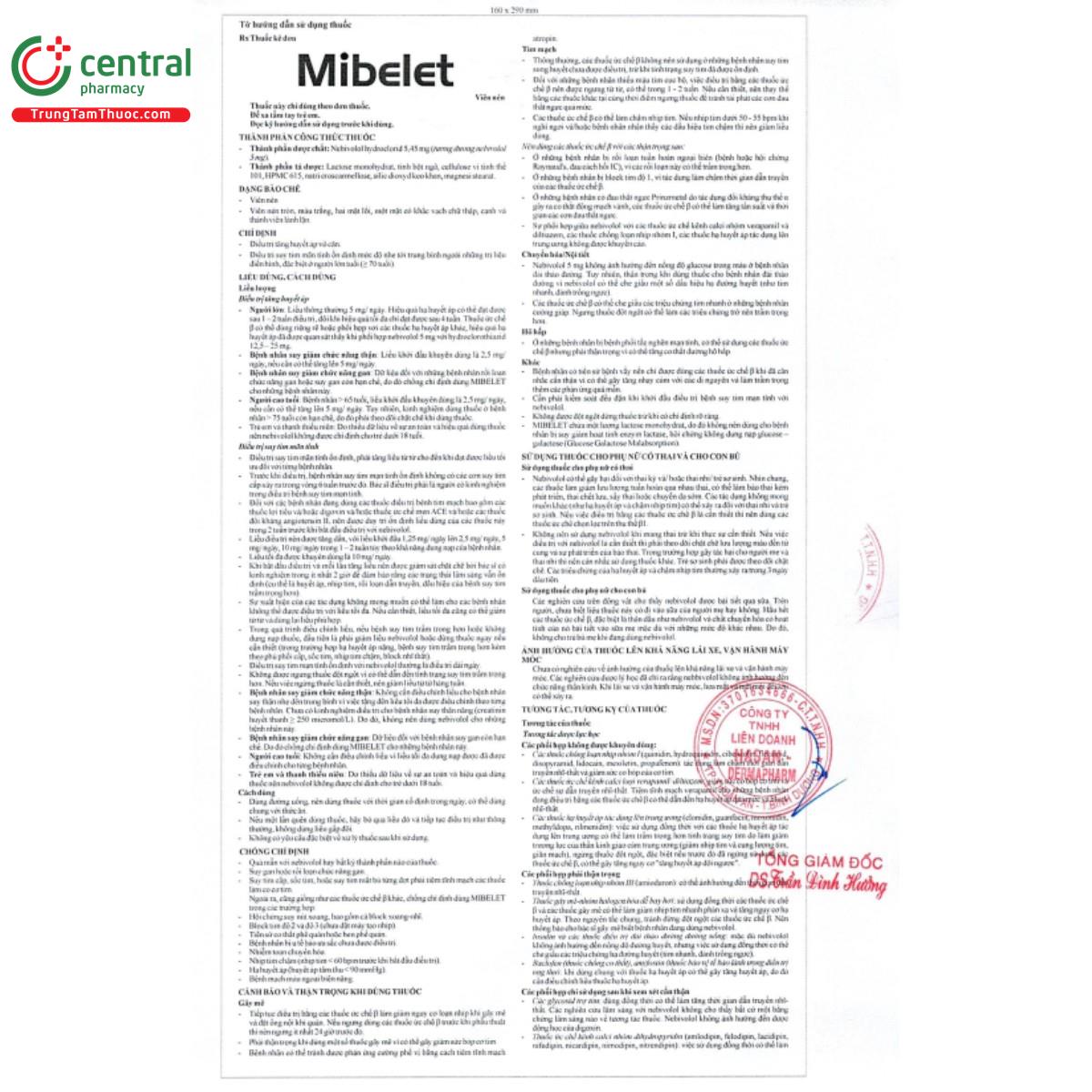 mibelet 5mg 8 C0515