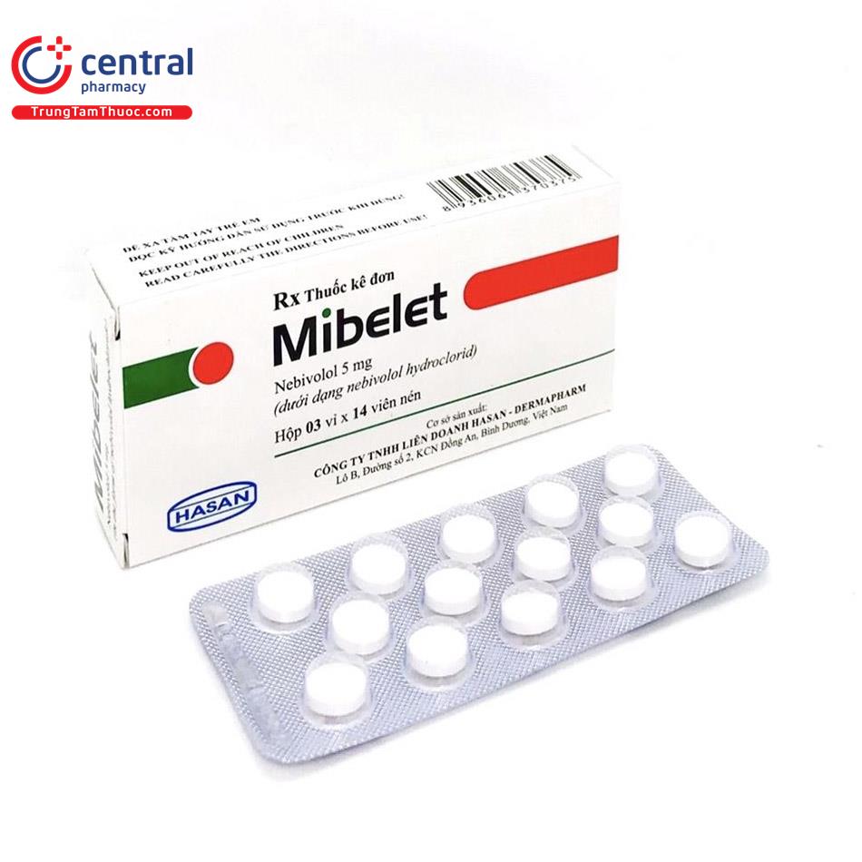 [CHÍNH HÃNG] Thuốc Mibelet 5mg điều trị và kiểm soát huyết áp cao