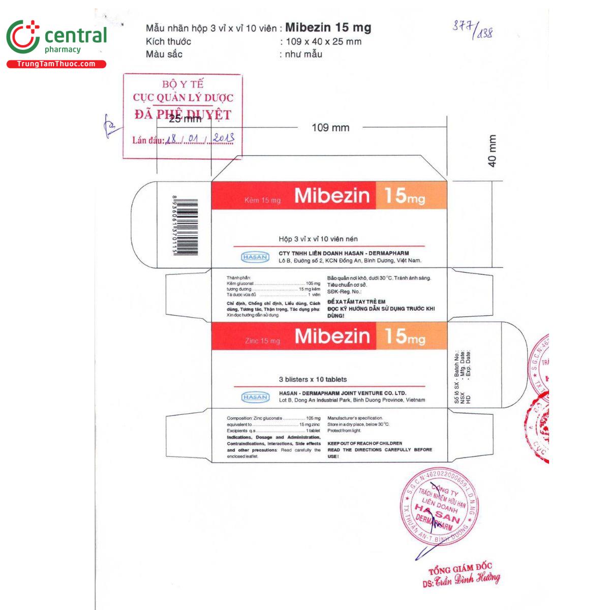 mibezin 15mg 3 R7714 mibezin 15mg 3 R7714