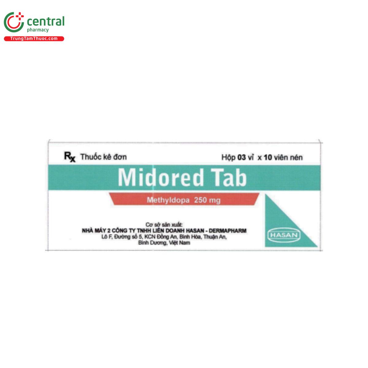 midored tab 250mg 2 M5331