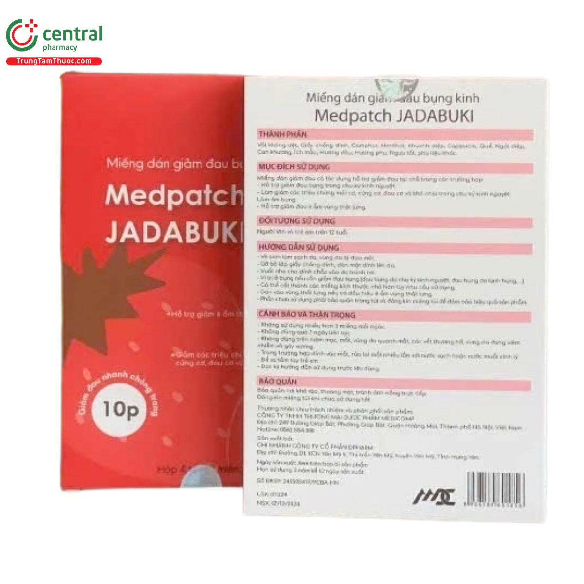 mieng dan giam dau bung kinh medpatch jadabuki 2 P6003