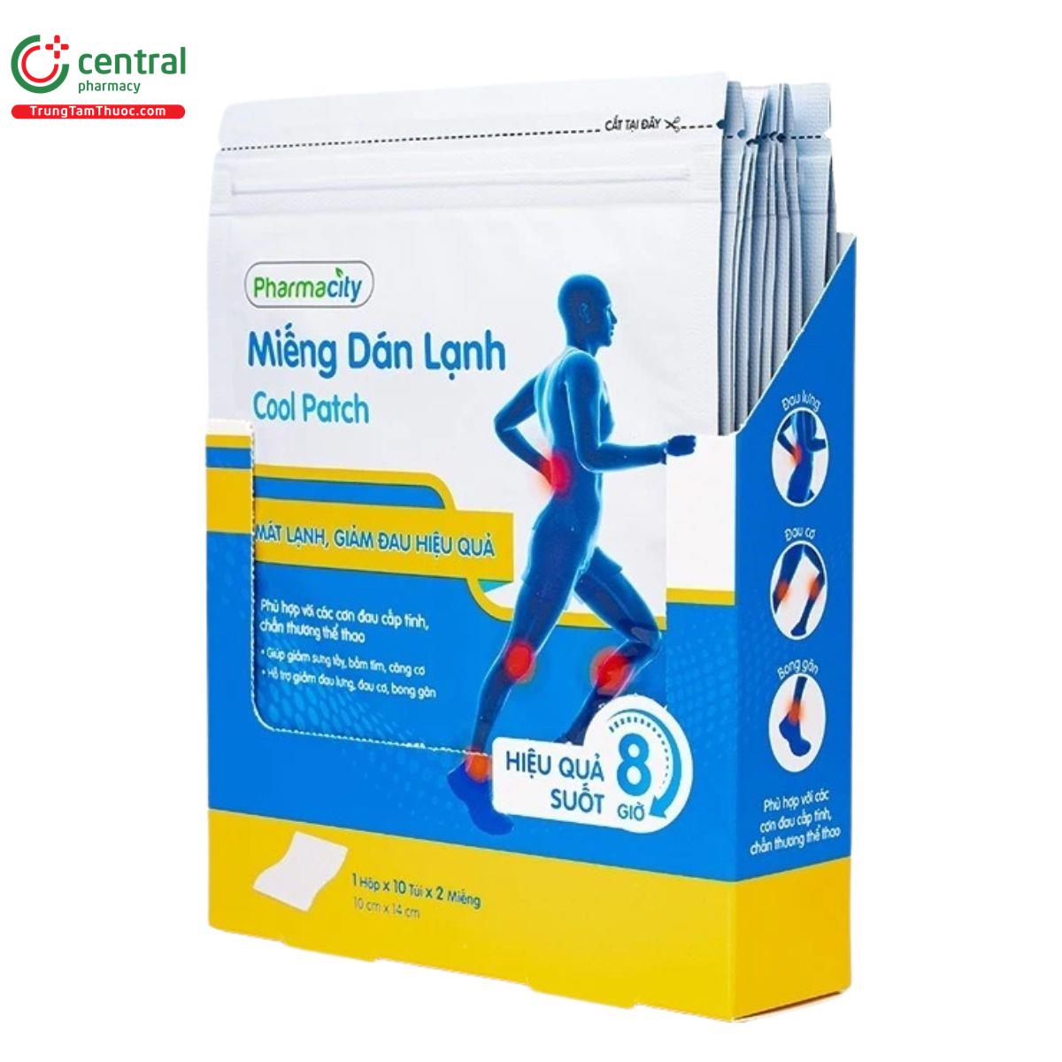 mieng dan lanh pharmacity cool patch 4 C0650