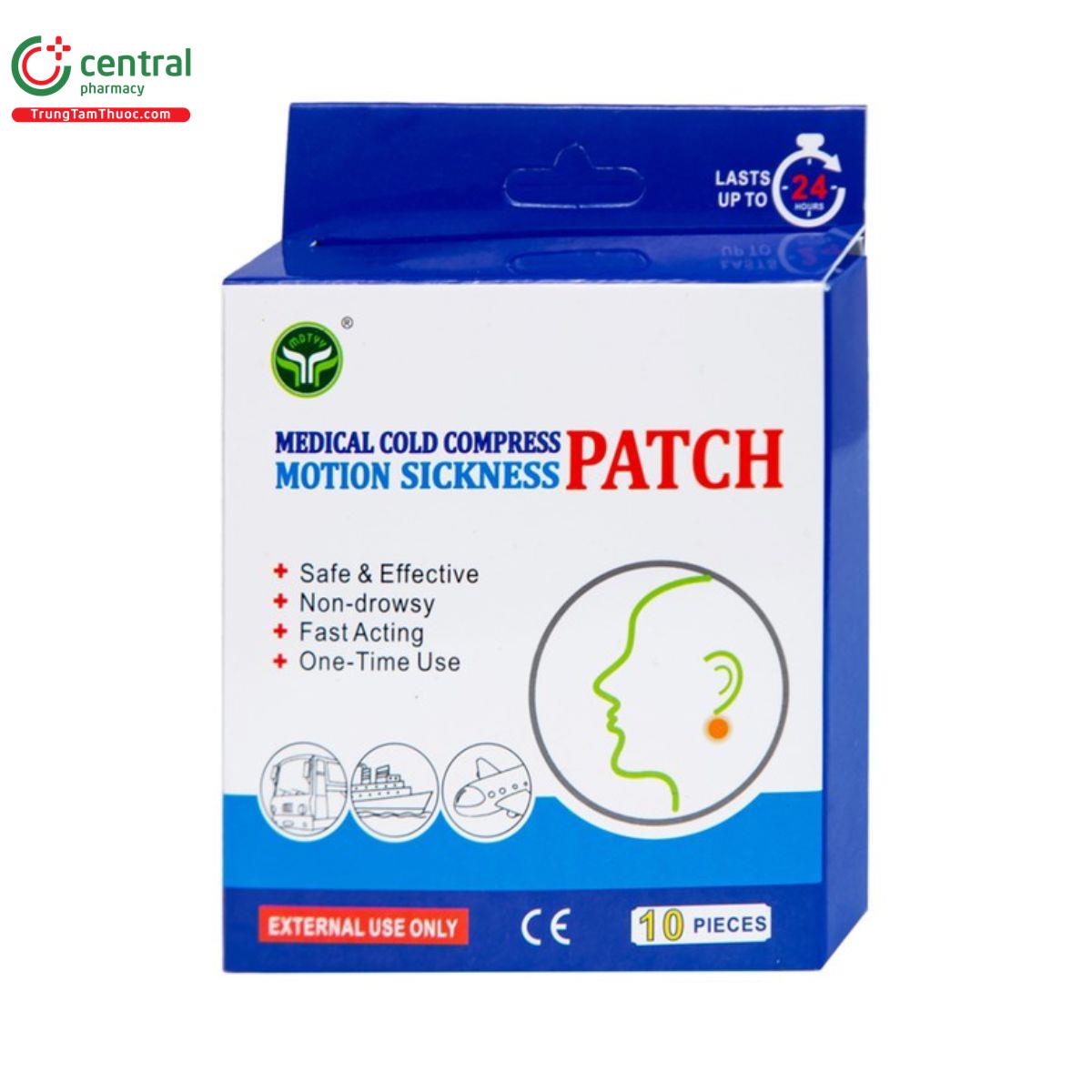 mieng dan lanh say tau xe motion sickness patch G2844