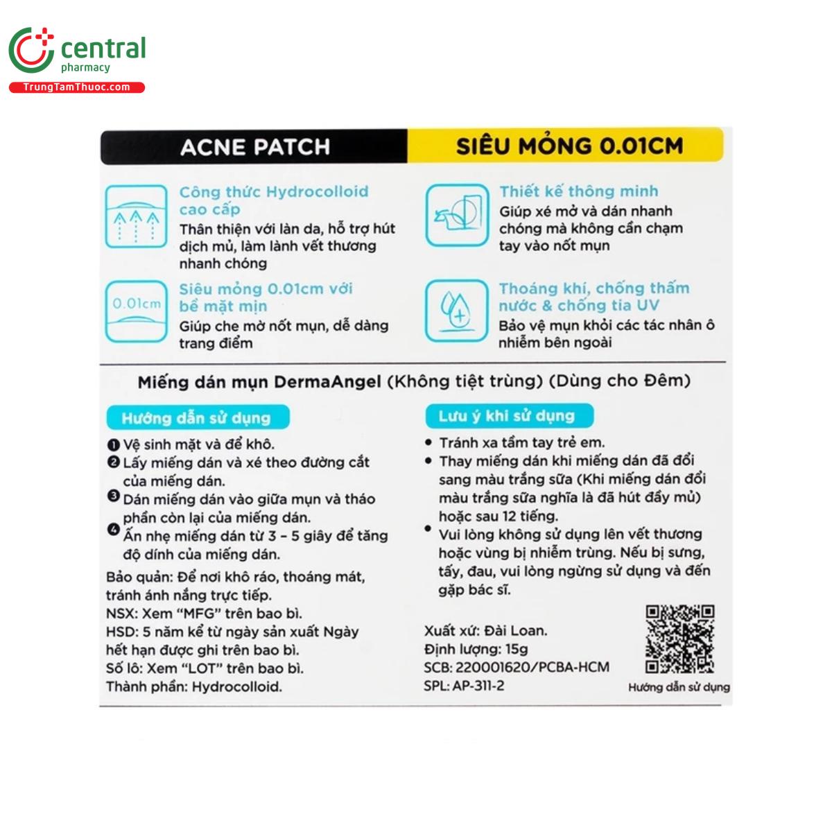 mieng dan mun ban dem dermaangel 10 R7577