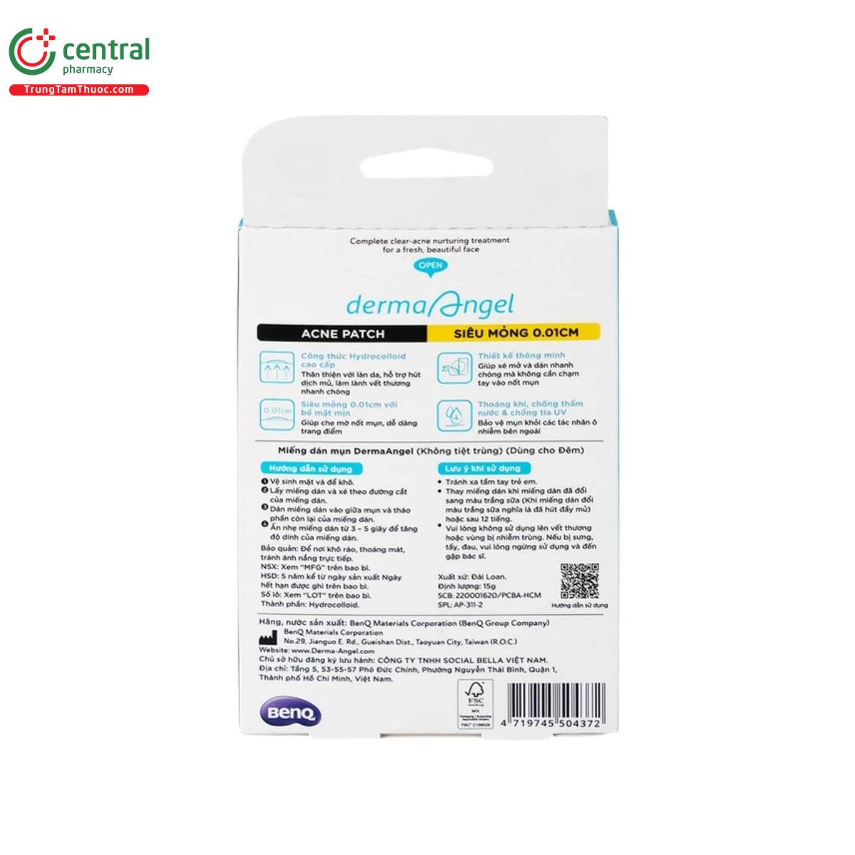 mieng dan mun ban dem dermaangel 5 T7742