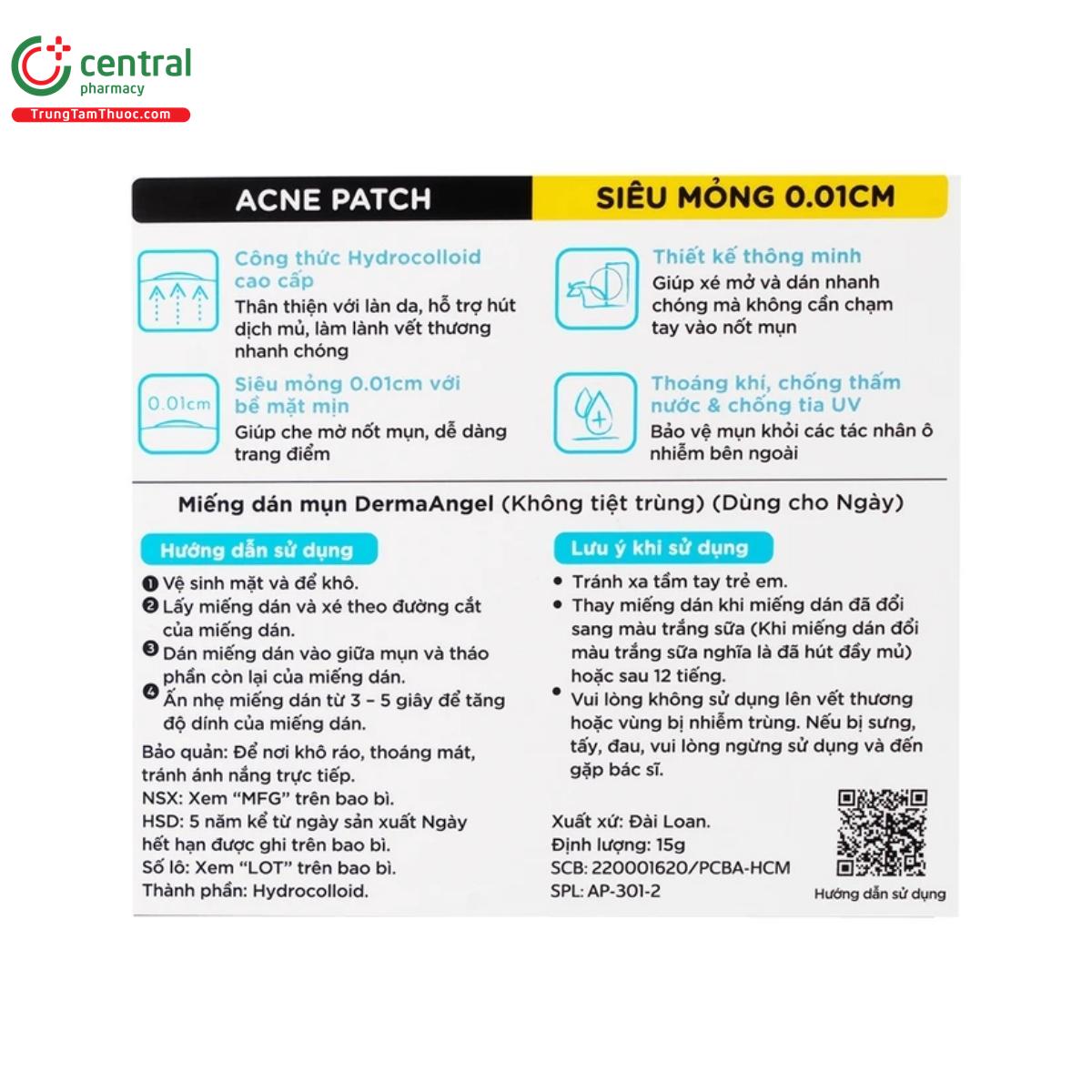 mieng dan mun ban ngay dermaangel 10 F2765 mieng dan mun ban ngay dermaangel 10 F2765