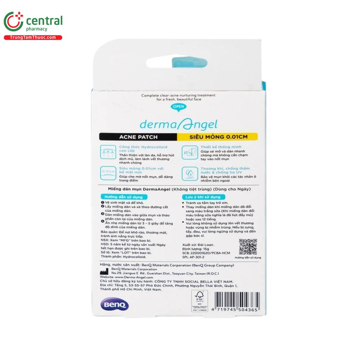 mieng dan mun ban ngay dermaangel 4 B0886 mieng dan mun ban ngay dermaangel 4 B0886