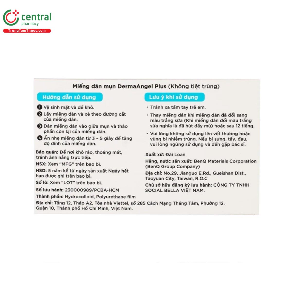 mieng dan mun ban ngay dermaangel plus 11 P6373