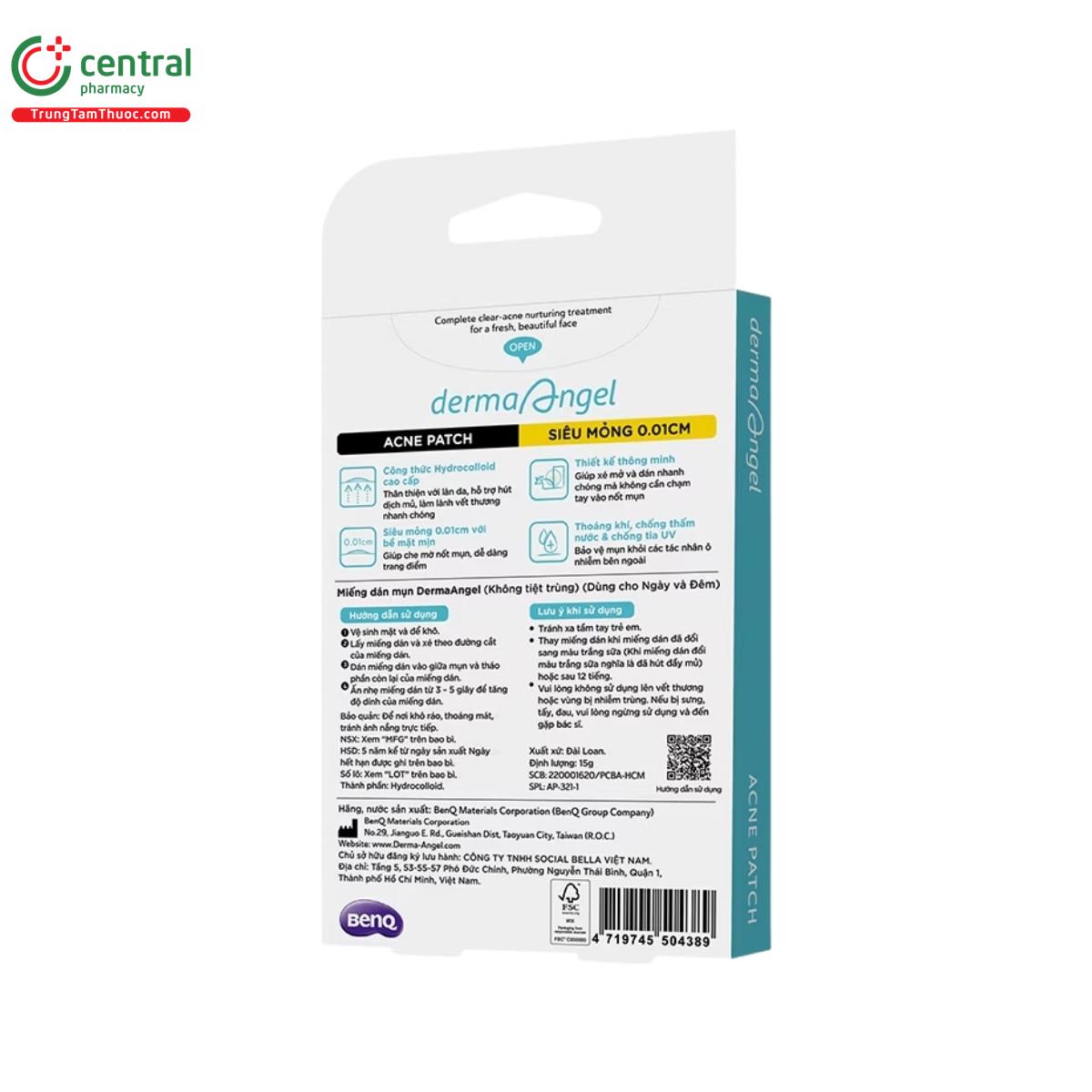 mieng dan mun ngay va dem dermaangel 5 E2412 mieng dan mun ngay va dem dermaangel 5 E2412