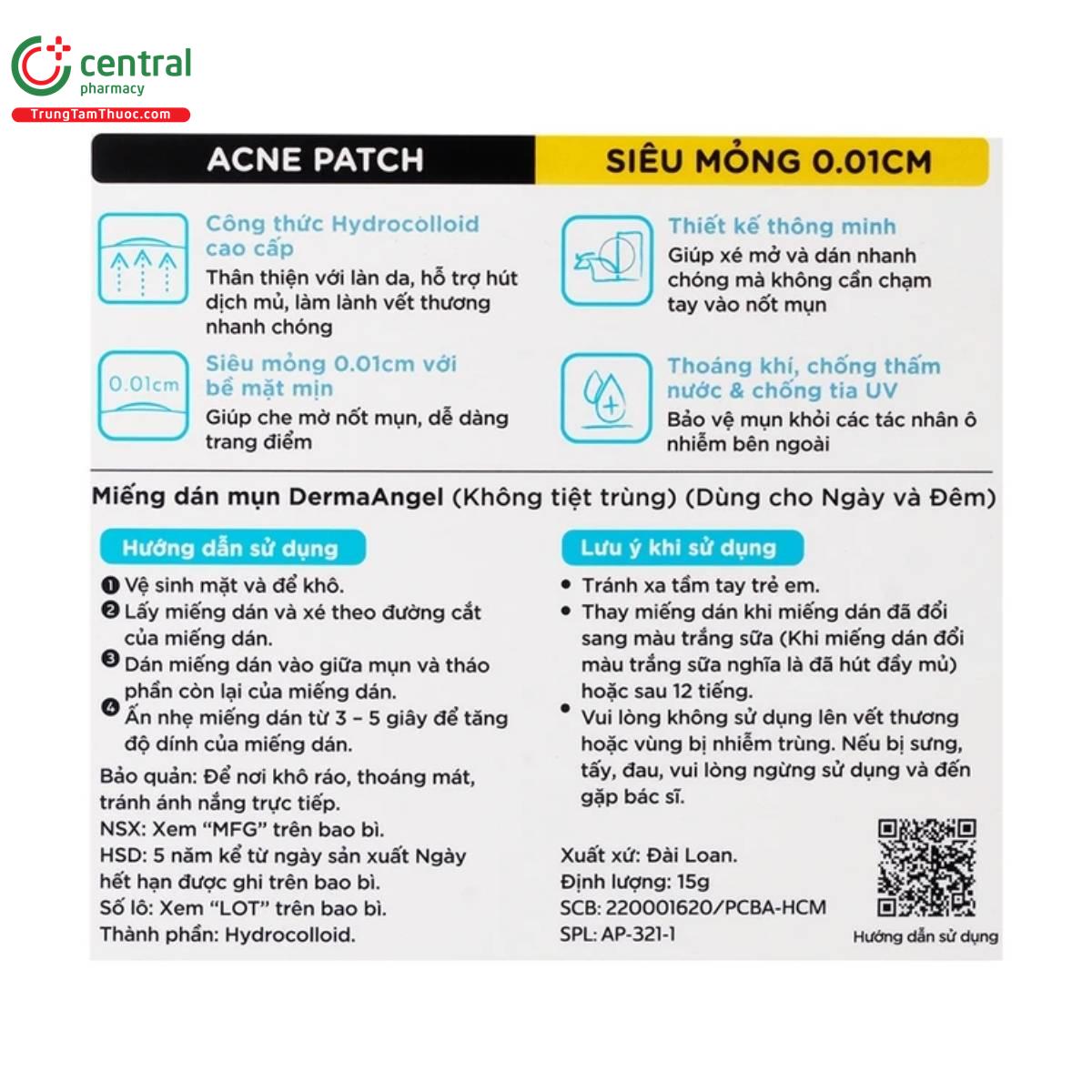 mieng dan mun ngay va dem dermaangel 9 O5041 mieng dan mun ngay va dem dermaangel 9 O5041