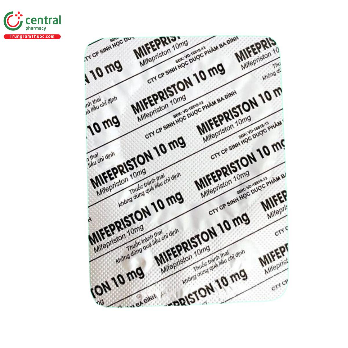 mifepriston 10mg 12 L4081