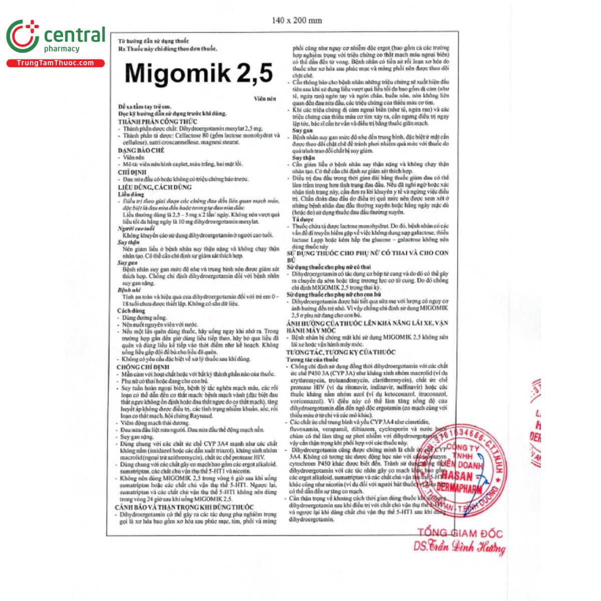 migomik 25mg 3 F2640 migomik 25mg 3 F2640