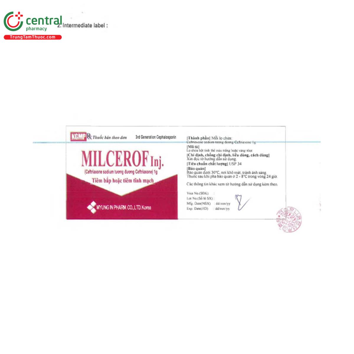 milcerof inj 5 P6463