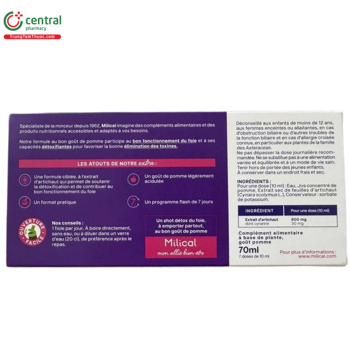 milical extra artichaut detox 8 R7030