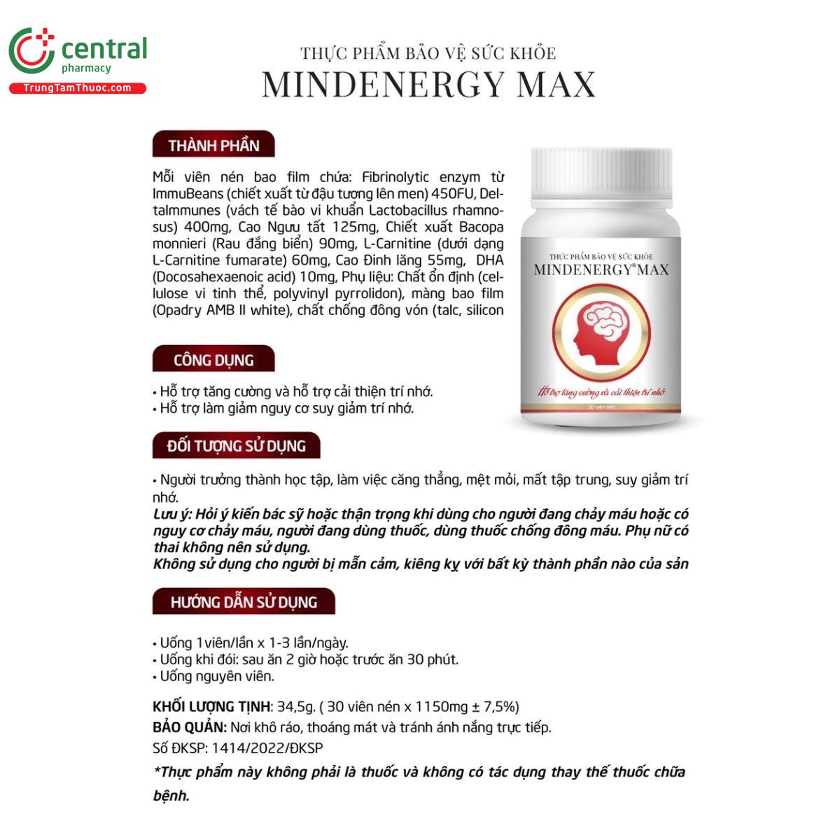 mindenergy max 5 G2656