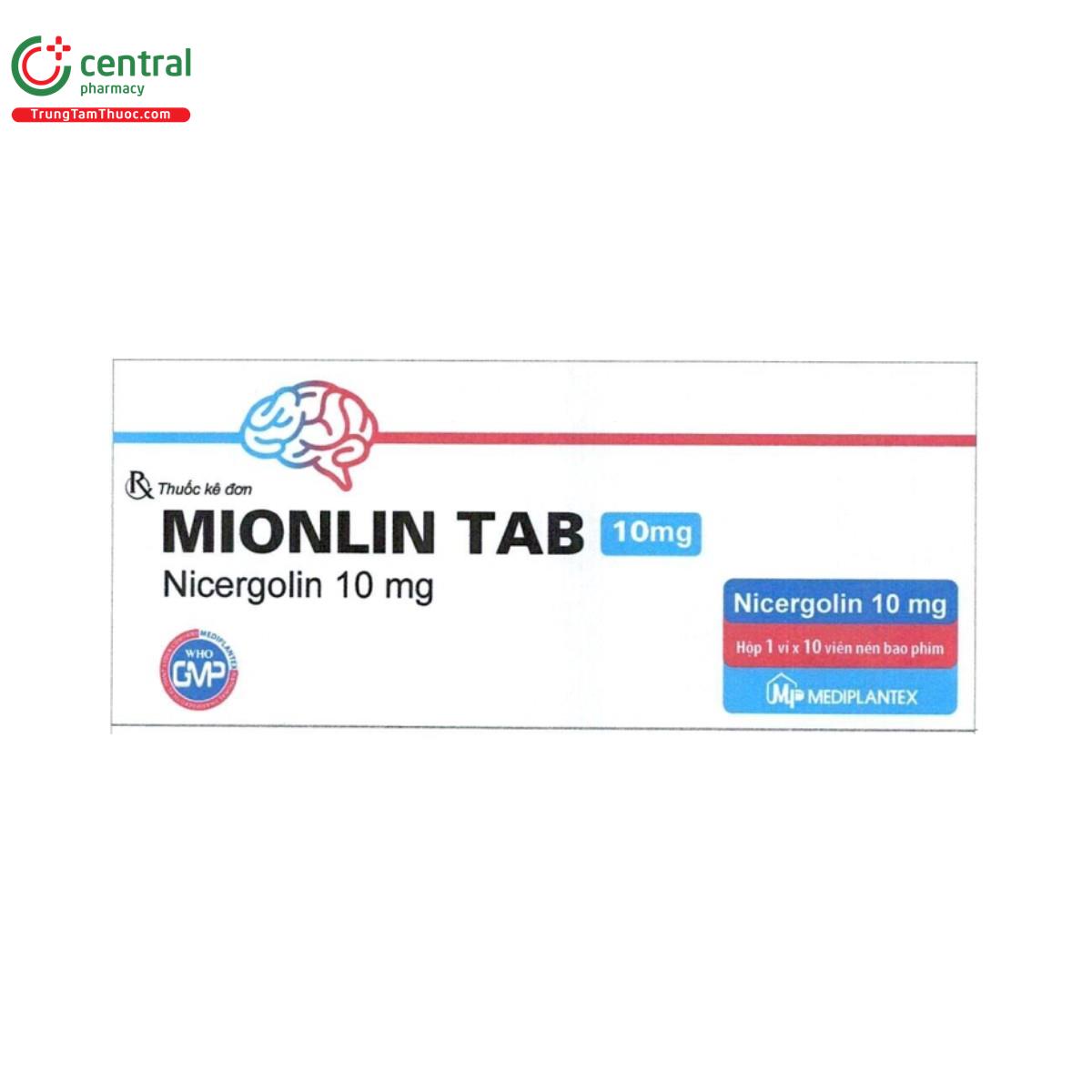 mionlin tab 10mg 1 L4551 mionlin tab 10mg 1 L4551