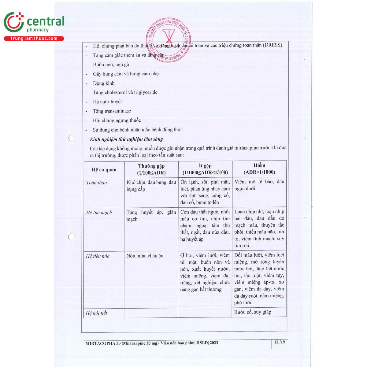 mirtacopha 30 15 N5751