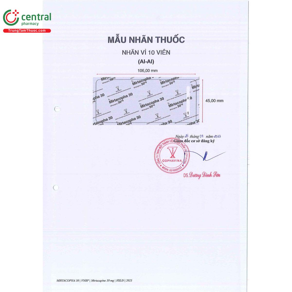 mirtacopha 30 3 C1747