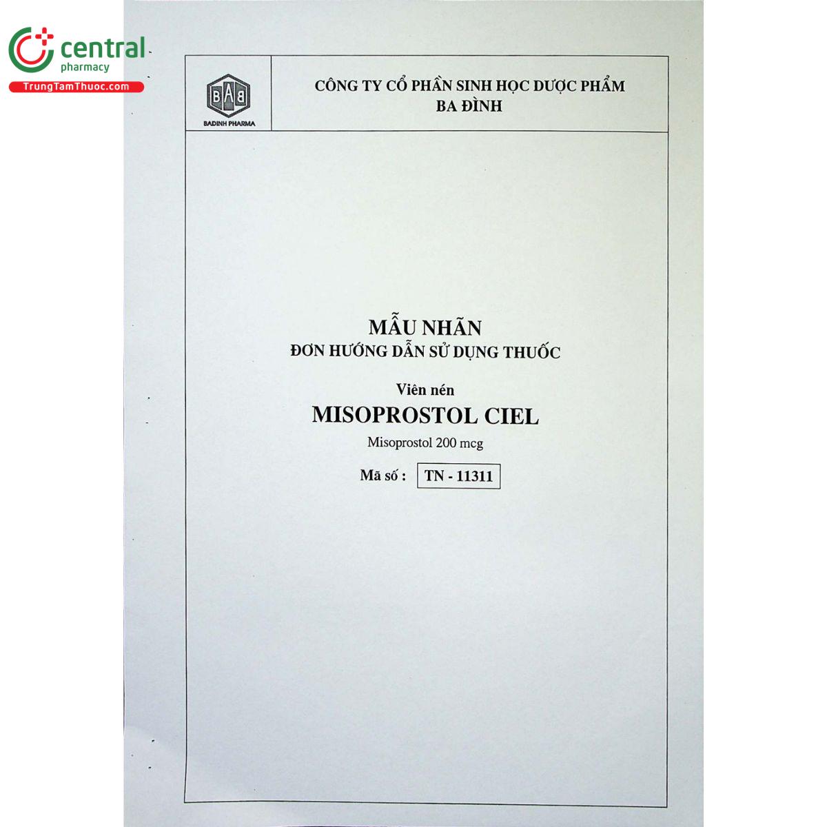 misoprostol ciel 200mcg 4 R7231 misoprostol ciel 200mcg 4 R7231