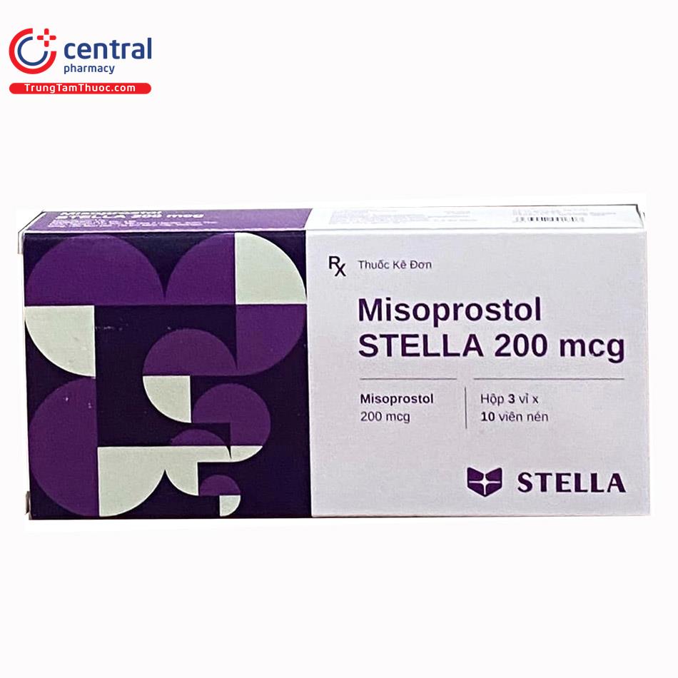 Chính Hãng] Thuốc Misoprostol Stella 200Mcg Ngừng Thai Phát Triển