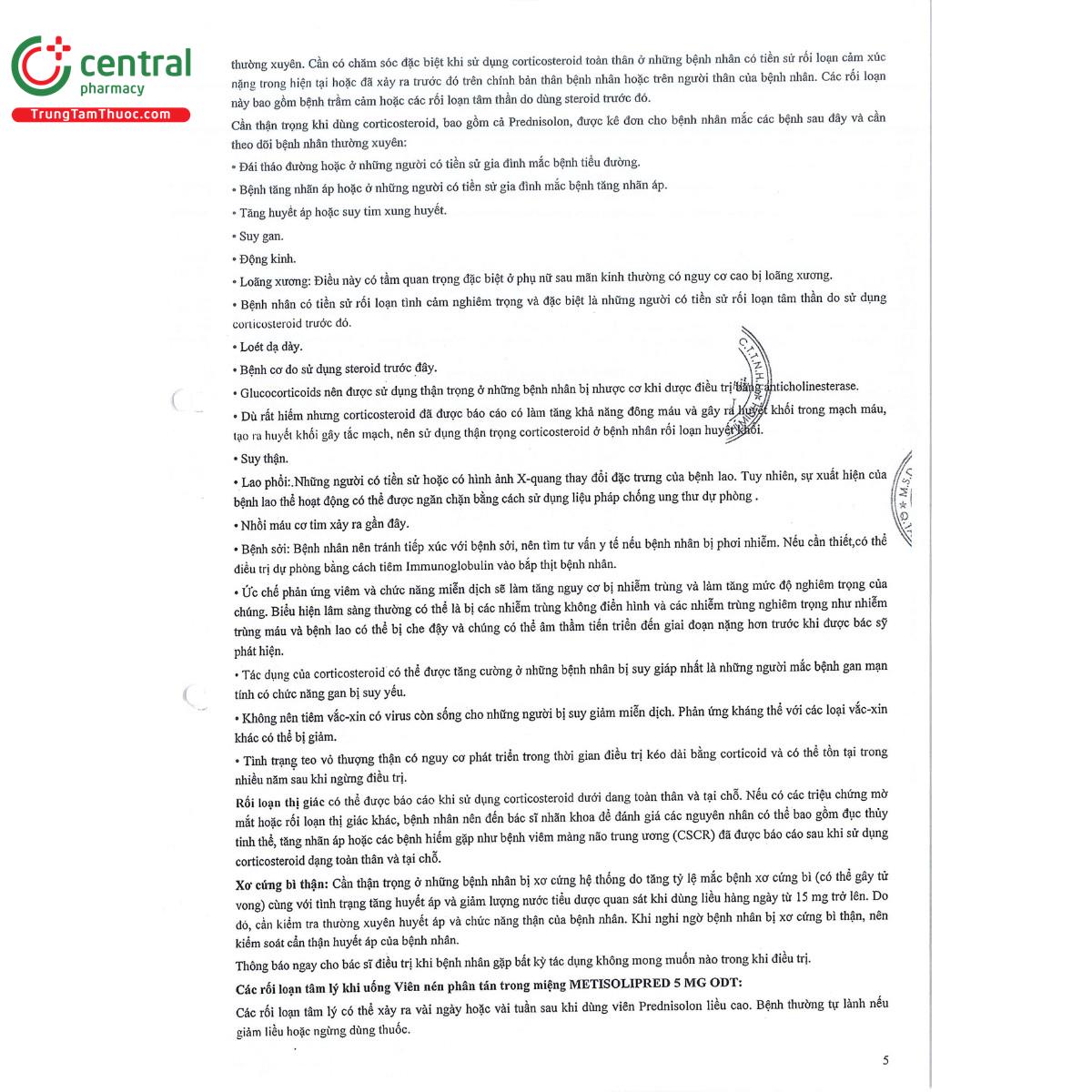 mitisolipred 5mg odt 7 H3285 mitisolipred 5mg odt 7 H3285