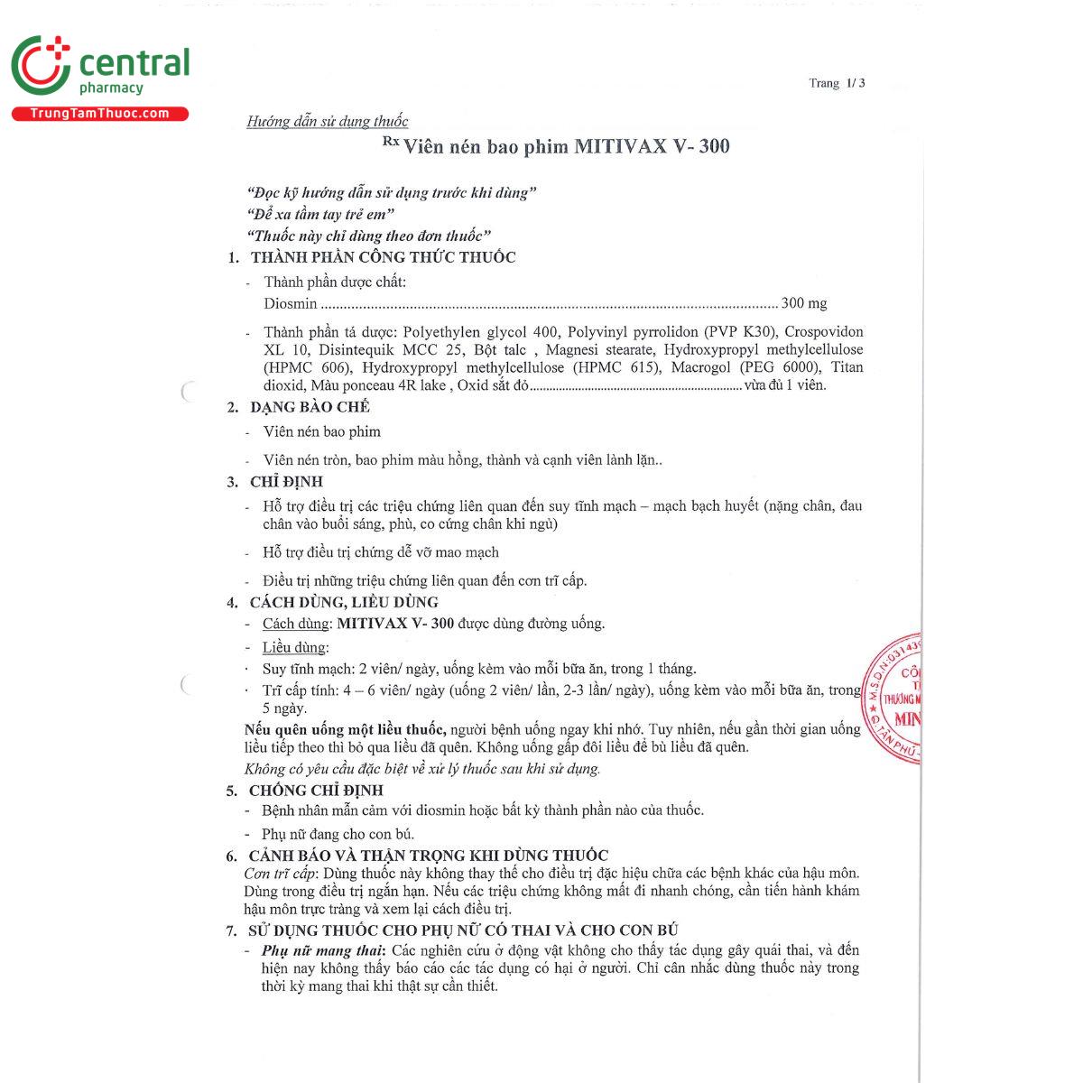 mitivax v 300mg 6 M4671 mitivax v 300mg 6 M4671