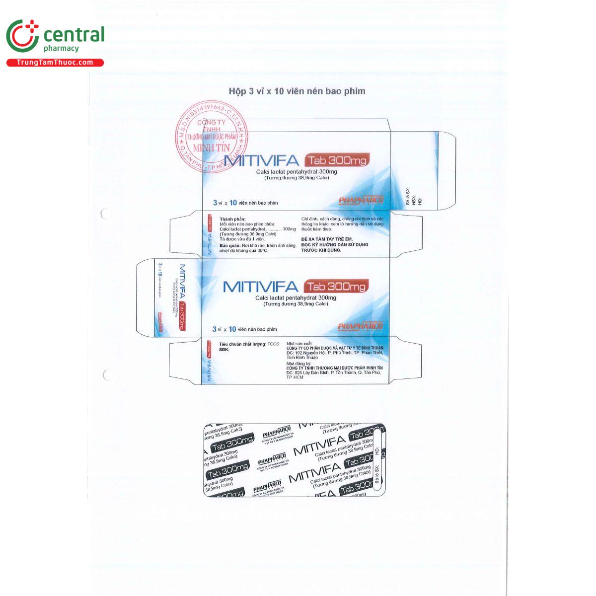 mitivifa tab 300 mg U8018 mitivifa tab 300 mg U8018