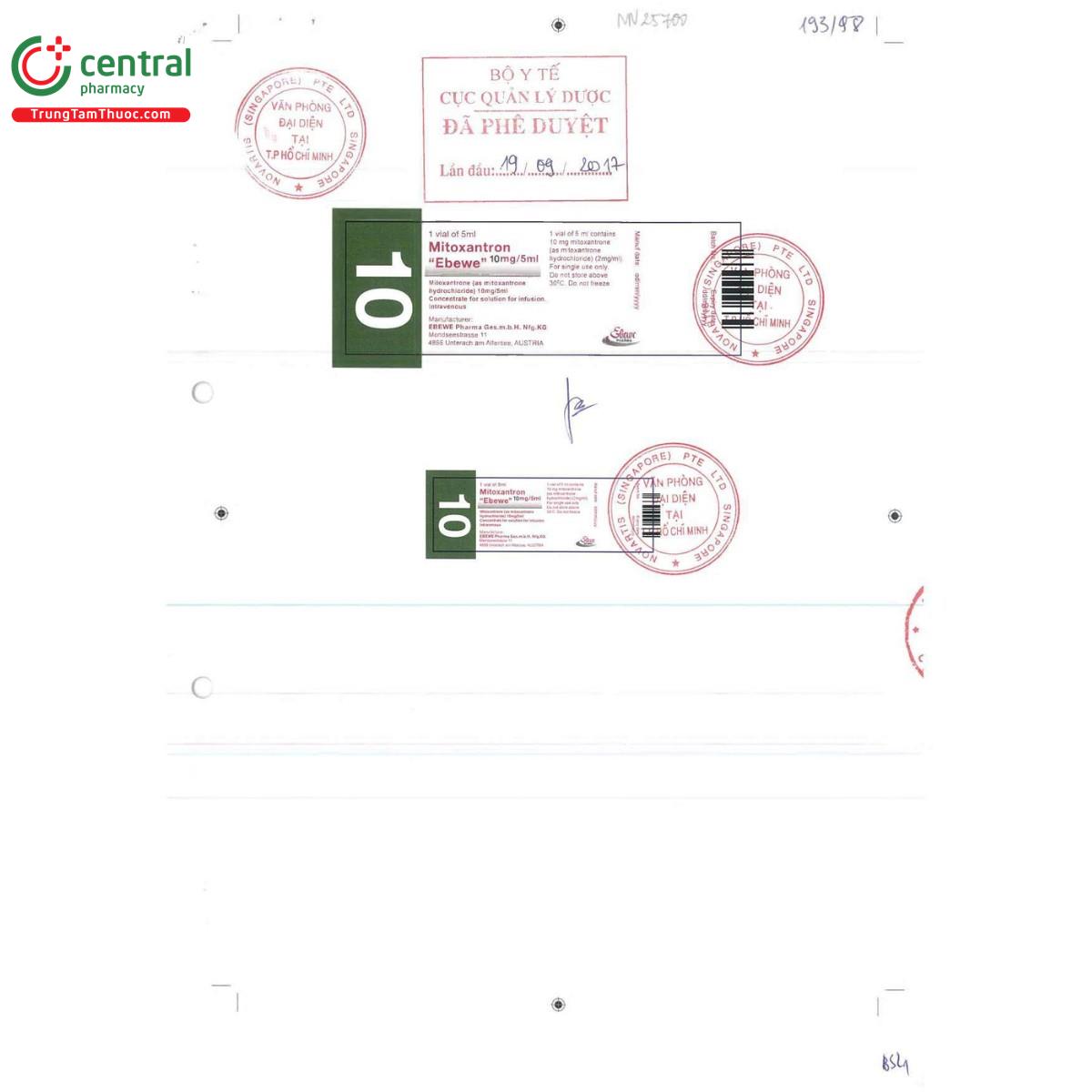 mitoxantron ebewe 10mg 2 J4684