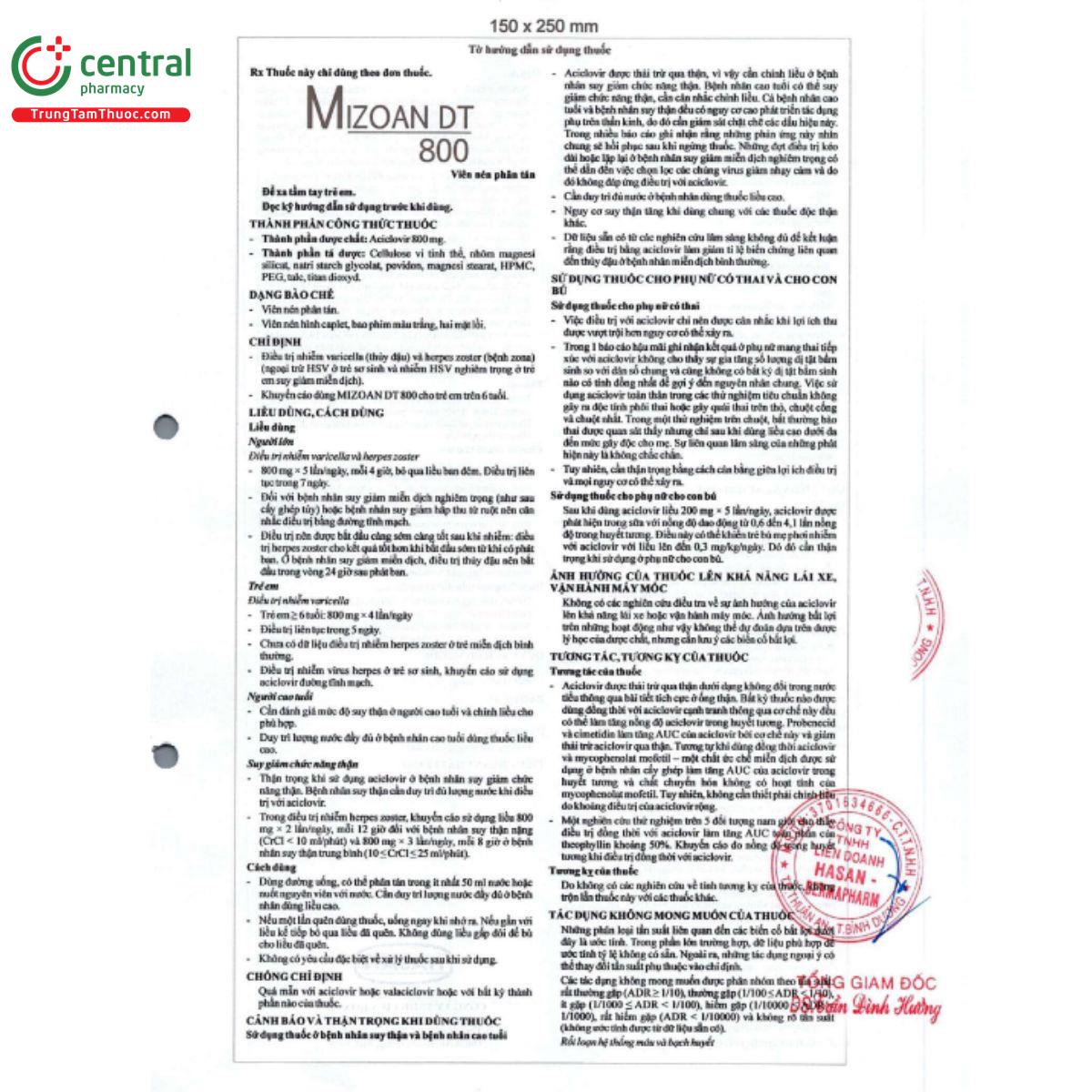 mizoan dt 800mg 3 Q6771 mizoan dt 800mg 3 Q6771