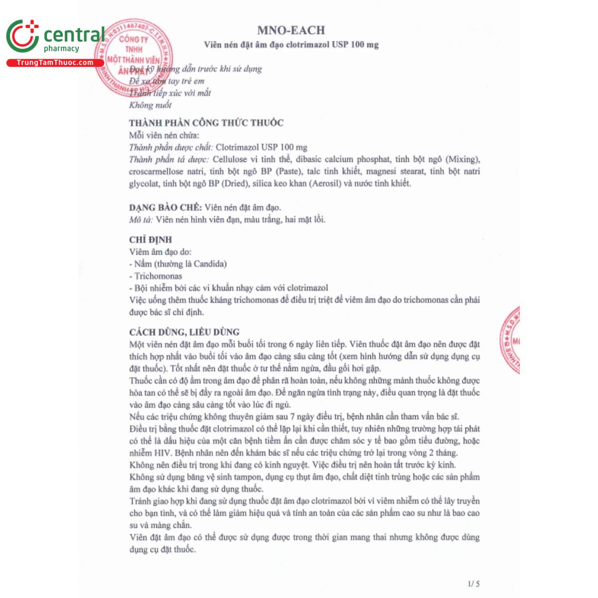 mno each 100mg 6 J3837 mno each 100mg 6 J3837