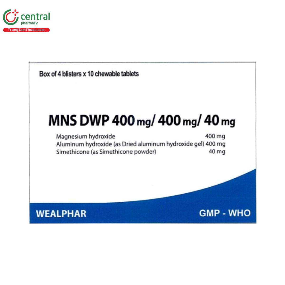 mns dwp 400mg 400mg 40mg 1 K4500 mns dwp 400mg 400mg 40mg 1 K4500