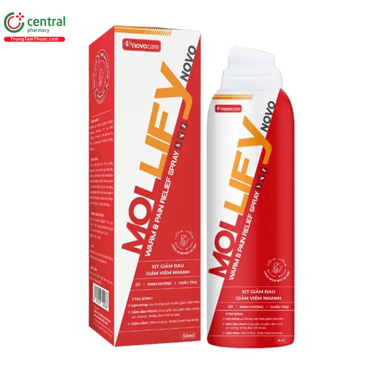 mollifynovo warm pain relief spray 2 S7404 mollifynovo warm pain relief spray 2 S7404
