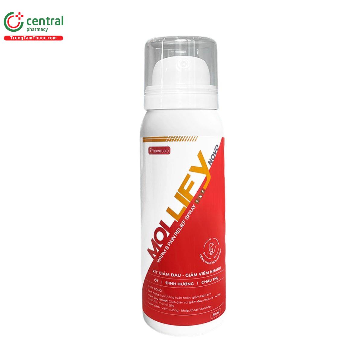 mollifynovo warm pain relief spray 6 L4756 mollifynovo warm pain relief spray 6 L4756