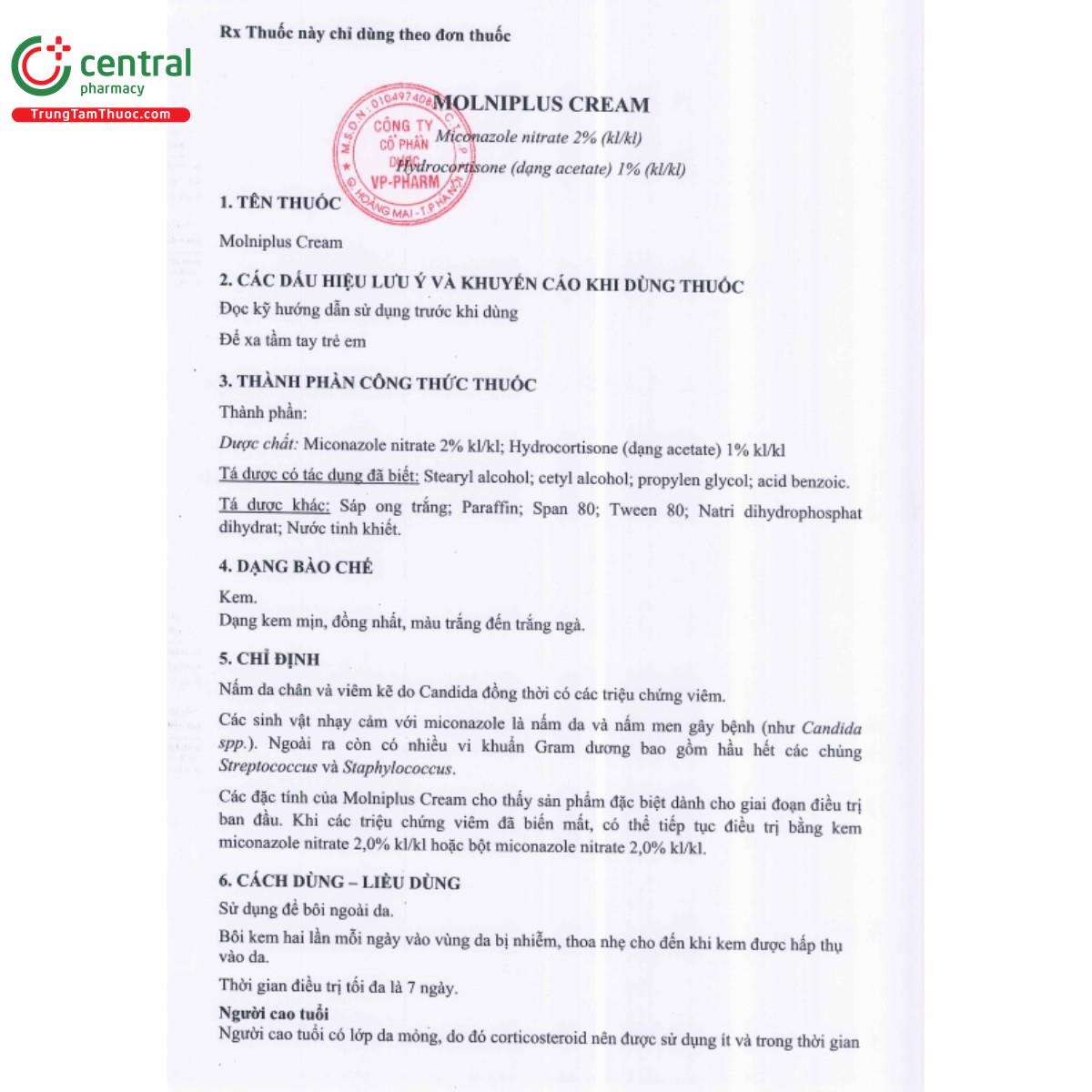 molniplus cream 15g 4 K4345