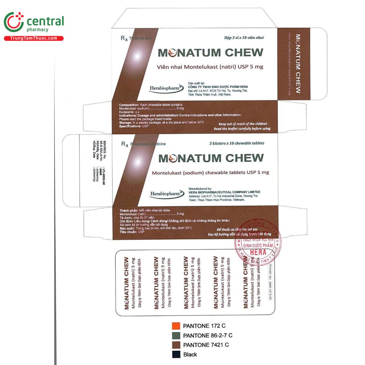 monatum chew 5mg 3 N5336